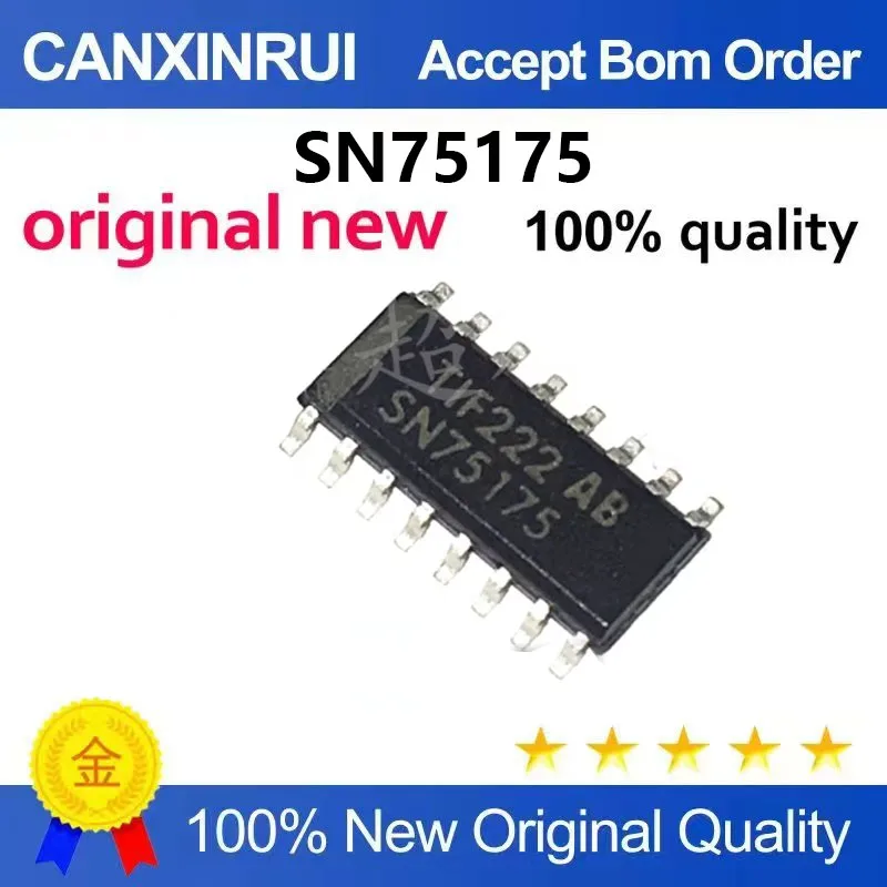 (5-100pieces)Brand New Original In-Stock SN75175 SN75175DRG4 SOP16 Driver Transceiver