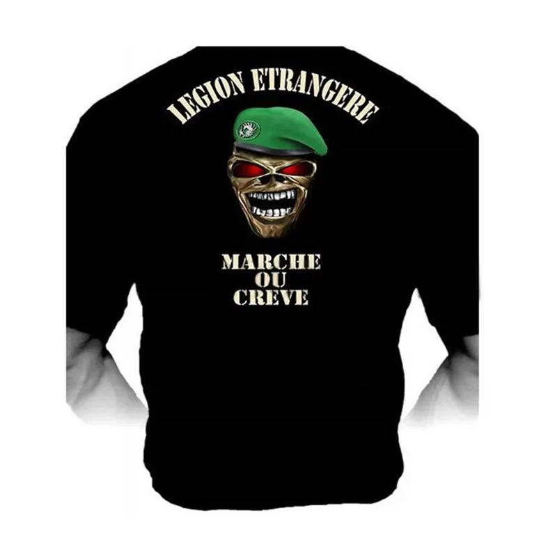 

French Foreign Legion "march or Die" Men T-Shirt Short Sleeve Casual 100% Cotton O-Neck Summer Shirt