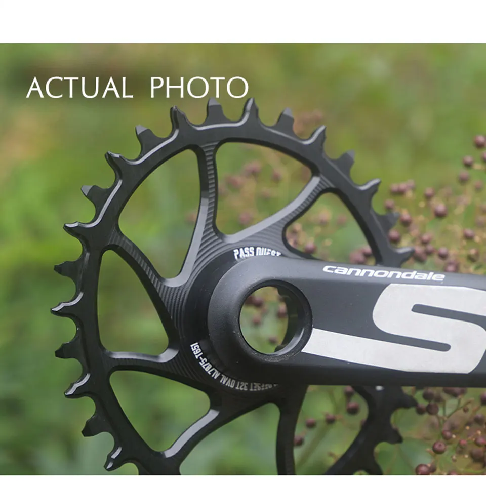 Pass Quest For CANNONDALE si ss 0mm 3mm Offset Bike Chainwheel 28T 30T 32T 34T 36T 38T 40T 42T bicycle Chainrings mtb Bike parts