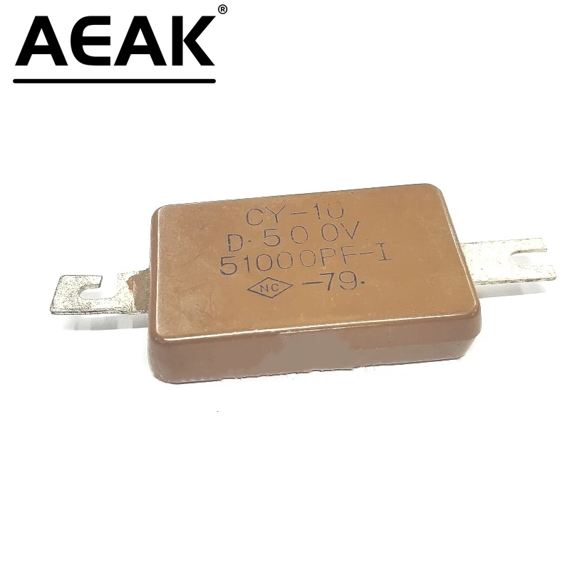 

CY-10 Large capacity Silver mica capacitor 500V/39000P/51000P/51000PF/39000PF 1pcs