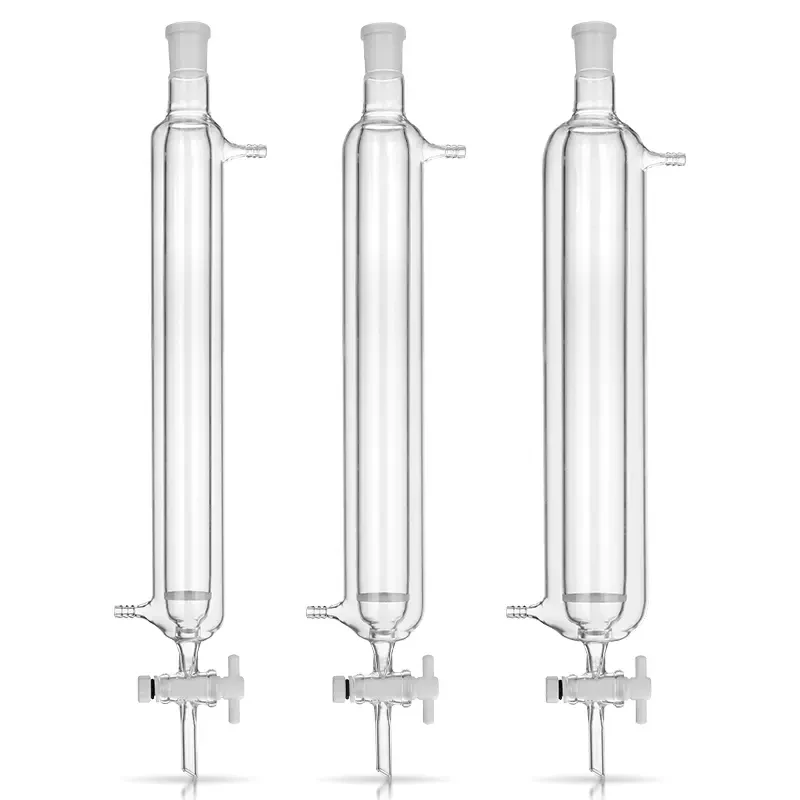 Glass Double-layer Sand Core Jacket Chromatography Resin Heating Water Circulation Water Temperature Control