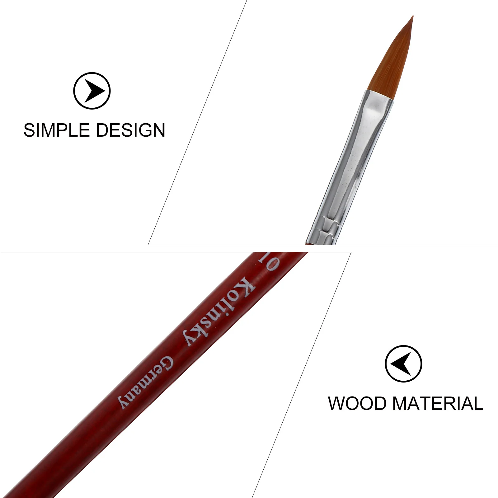 Pluma para decoración de uñas, herramienta profesional de pintura con pincel para salón, hogar, bricolaje, manicura, tallado, dibujo, extensión, suministros de accesorios