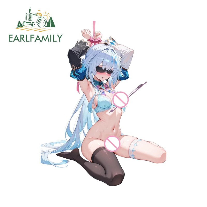 

EARLFAMILY Honkai Star Rail Cerydra Car Sticker Creative Sexy Loli Occlusion Scratch Decal Surfboard Windshield Decor Car Label