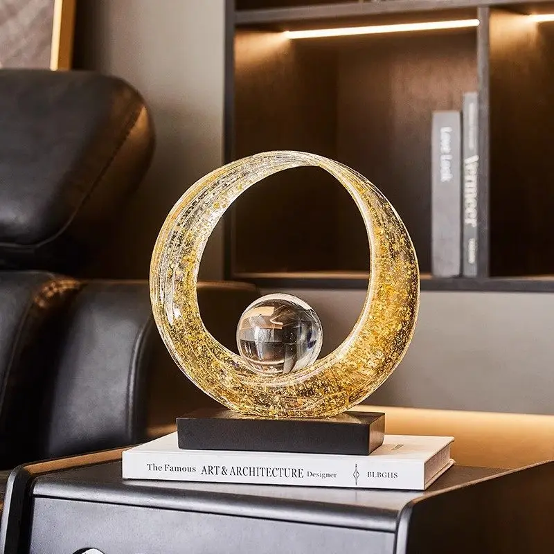 Statuette Money Keeps Pouring in Ornament Luxury Living Room Entrance,TV Cabinets,Wine Cabinet,Office Desktop Decoration,Gift