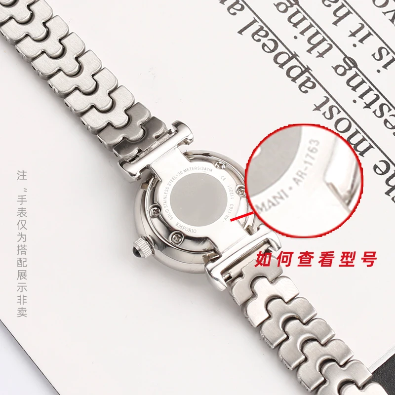 8mm 10mm 12mm 14mm 16mm Stainless Steel Watch Band Strap Bracelet Watchband Butterfly Clasps Silver Buckle For Women