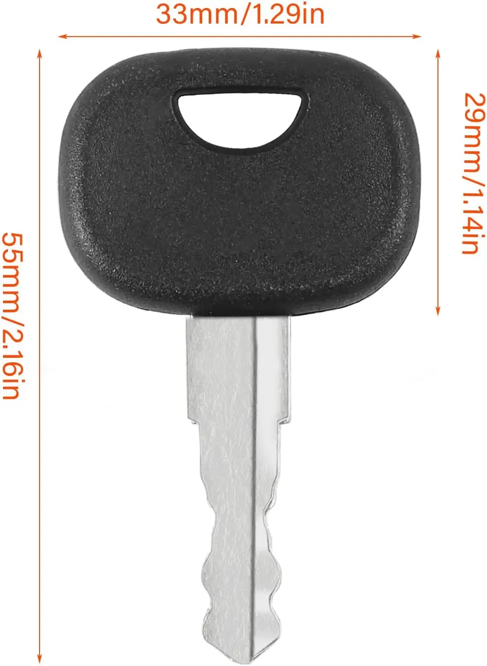 8 x 14603 ignition key construction machinery keys for mini excavator, stacker, wheel loader, JCB Fastrac tractor, Volvo