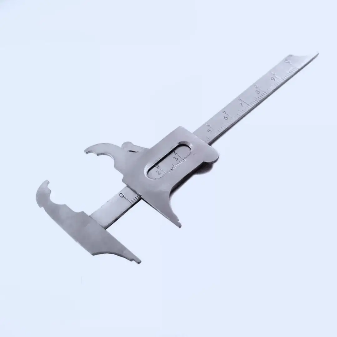 Dental Boley Gauge Caliper Vernier Measuring Orthodontic Lab Instruments Dental Surgical Measurement Tool CE