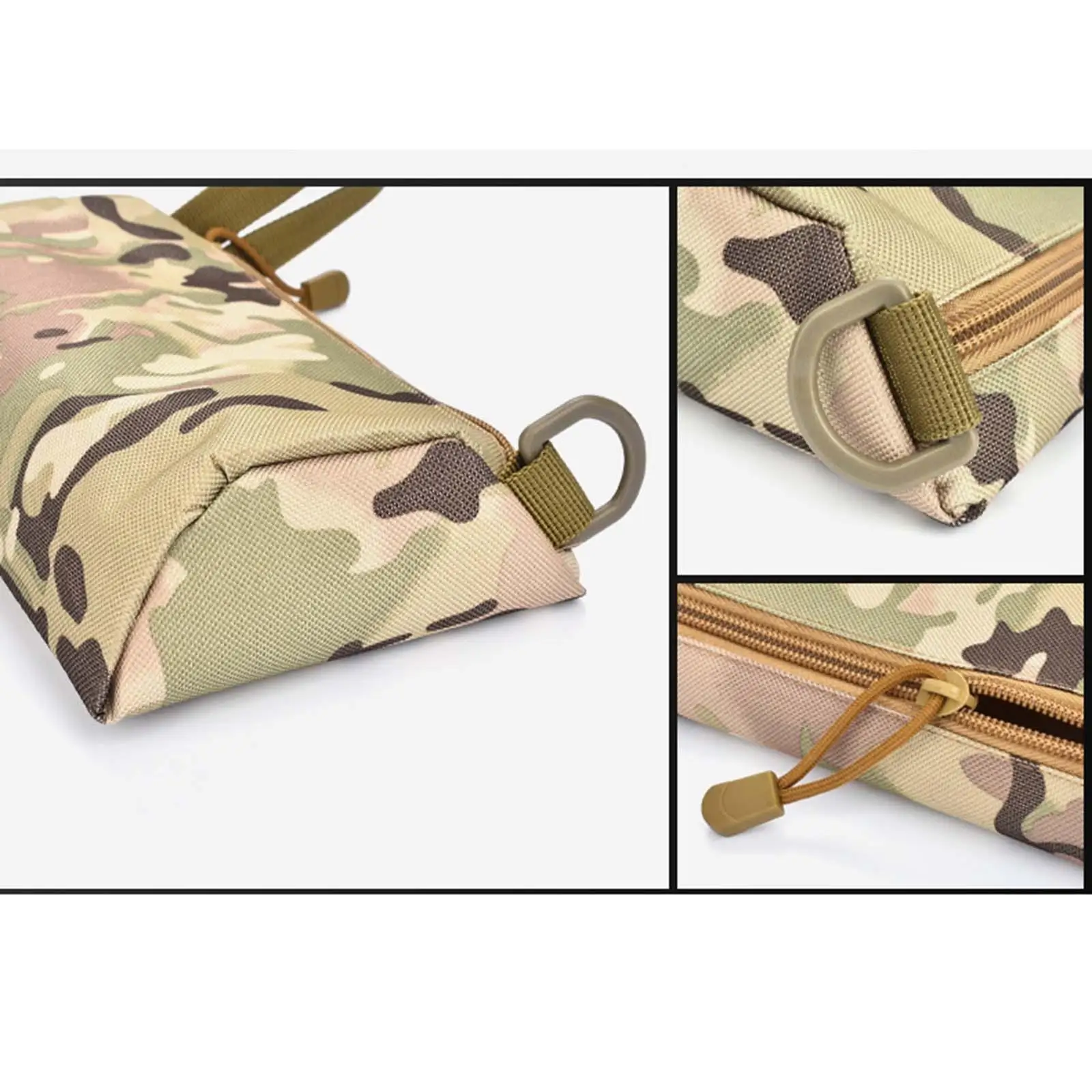 옥스포드 천 멀티 도구 가방 키 포켓 핸드백 달리기용 지퍼 파우치