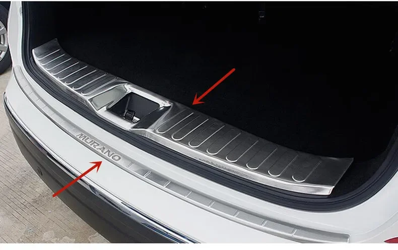 

For Nissan Murano 2015-2021 High-quality stainless steel car trunk threshold guard plate anti-scratch protection car accessories