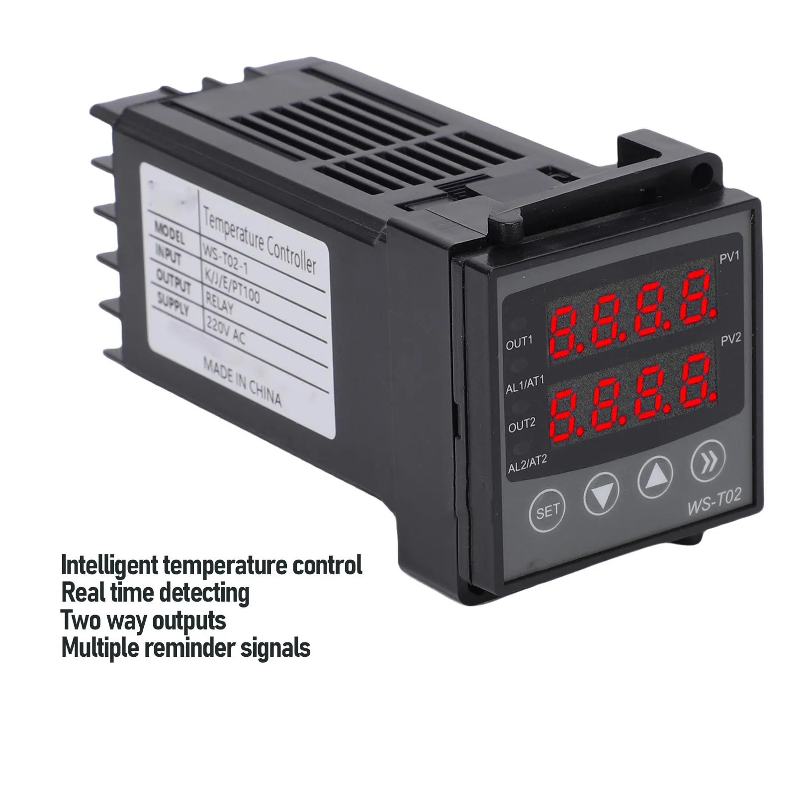 Контроллер температуры PID Digital Smart 2, выход 2, напоминание, тип K, вход термопары, цифровой ПИД-регулятор температуры