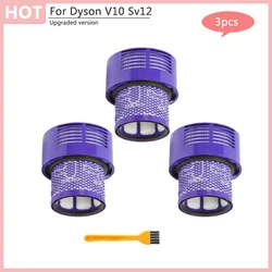 Washable Big Filter Unit For Dyson V10 Sv12 Cyclone Animal Absolute Total Clean Cordless Vacuum Cleaner, Replace Filter