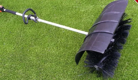 street lawn hand push sweeper cleaning machine