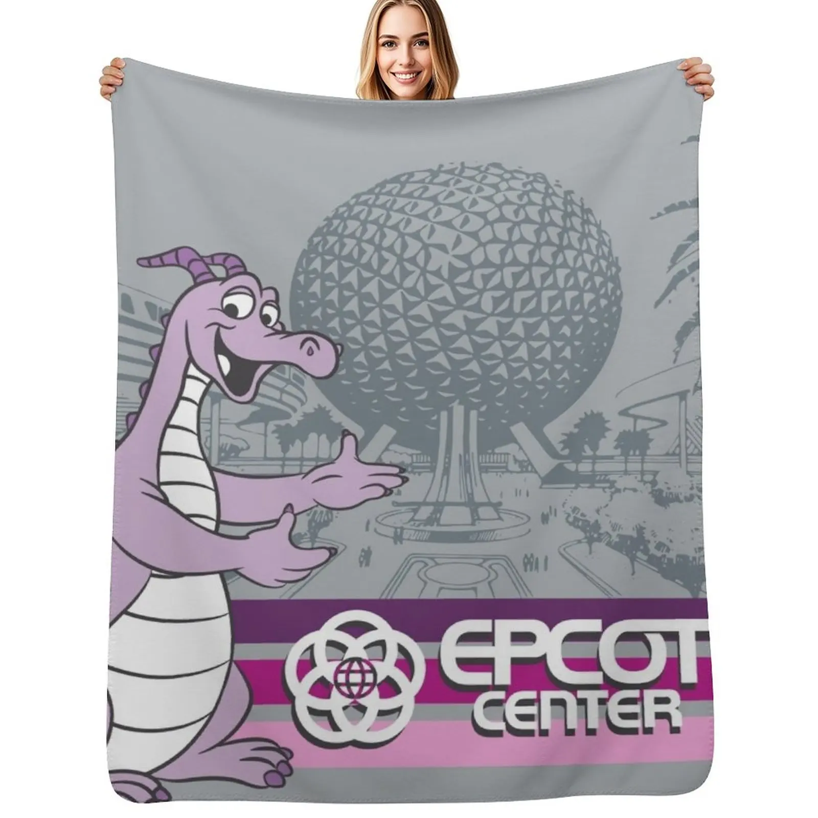 Welcome to EPCOT Center Throw Blanket Sofa manga Soft Plaid Furrys for babies Soft Big Blankets