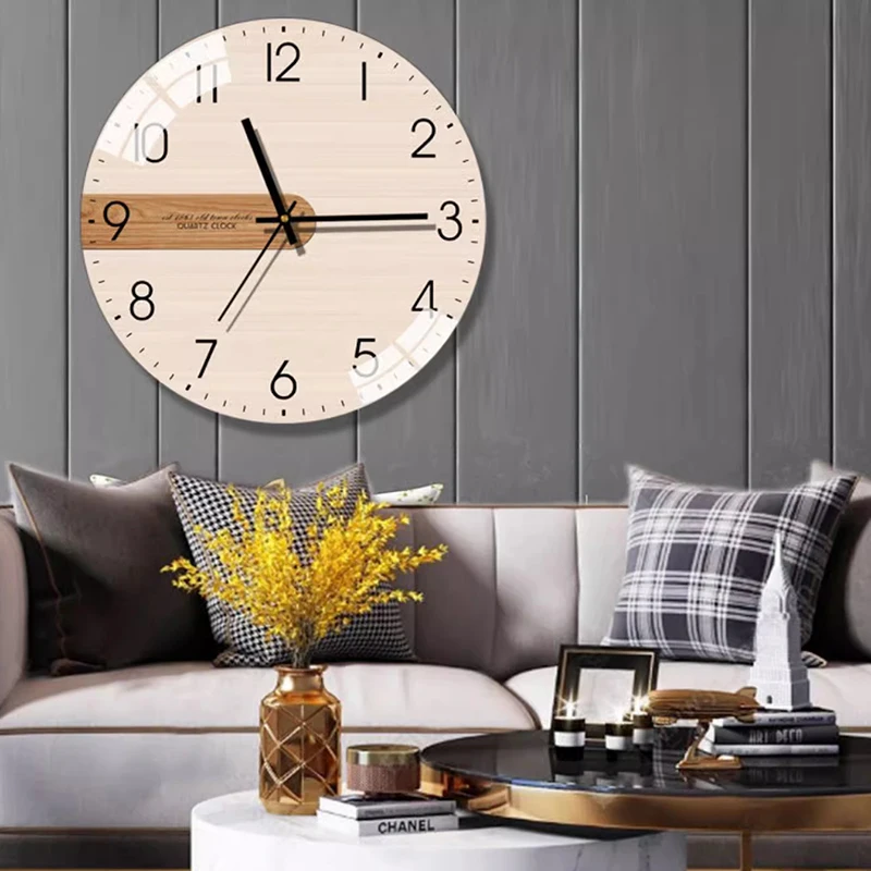 Aesthetic Bathroom Wall Clock Vintage Bedrooms Silent Restaurant Round Interior Luxury Wall Watch Modern Horloge Home Decoration