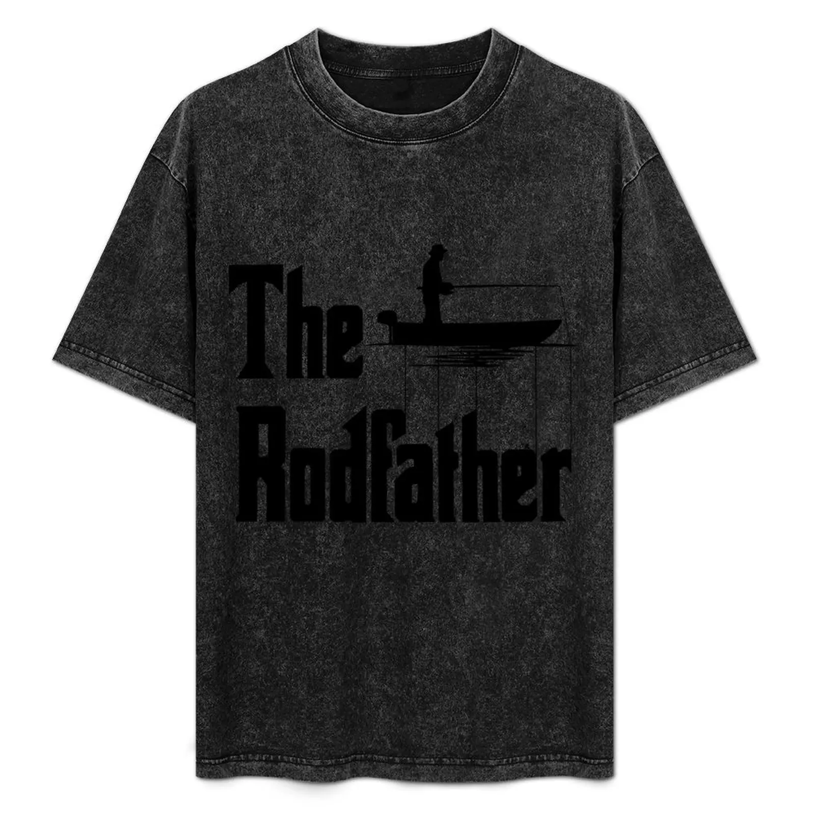 ロッドファーザー-ファニーフィッシングプリント-漁師へのギフト-tシャツ-スタンダードフィット-ソリッドtシャツ