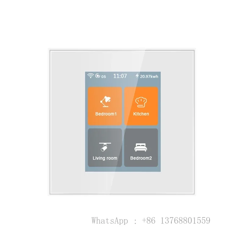 

Прямая продажа с фабрики Tuya Zigbee Smart Home 4-бандовый умный выключатель света с дистанционным управлением через приложение, голосовое управление Google Home / Alexa / Siri