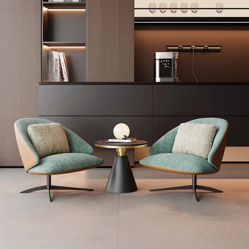 Customer Negotiation Combination Sales Department Teahouse Hotel Leisure 4S Store Reception Sofa Table and Chairs