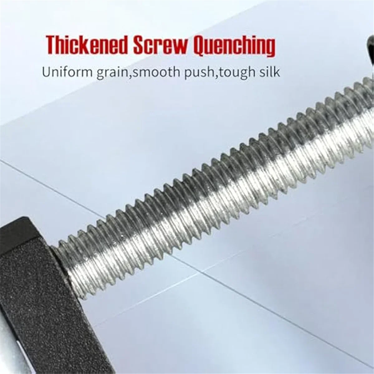 A06K 4pc G Clamps for Woodworking,C-Clamp for Wood Plastic Cutting Drilling Reversed for Workpiece Fixing Hand Tool Parts view 5