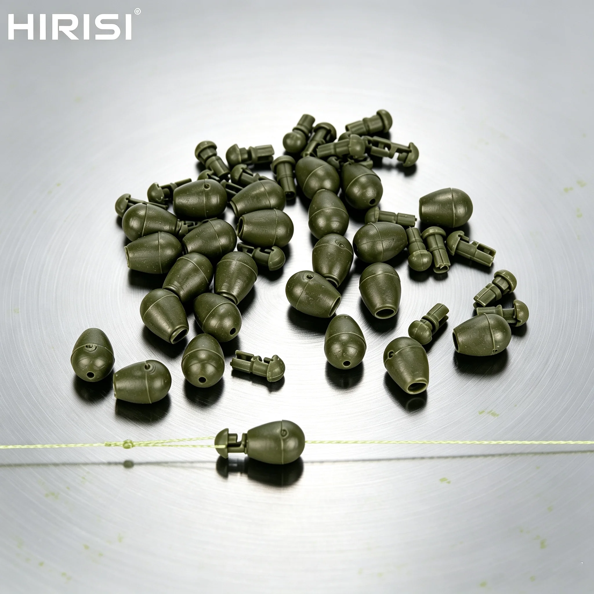 Hirisi 100pcs Quick Change Beads – Carp Fishing Tackle Hook Links for Method Feeders, Fishing Accessories AG133