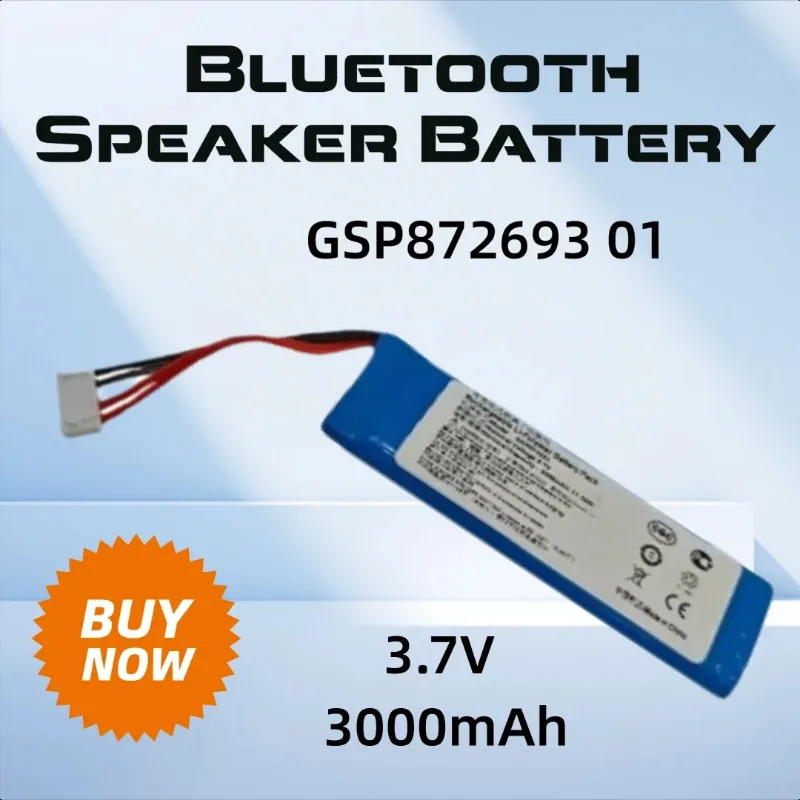 

3.7V 3000mAh for JBL FLIP4 Bluetooth Speaker Battery GSP872693 01