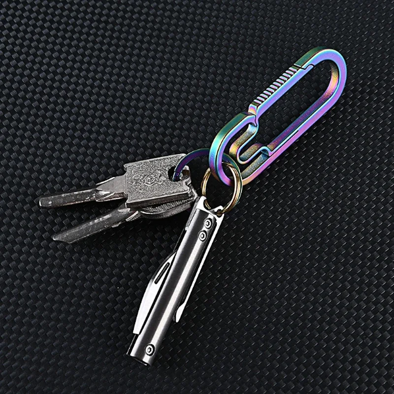 Imagem -03 - Faca Dobrável Portátil Moderna de Liga de Titânio Faca de Unboxing de Pesca Edc para Acampamento ao ar Livre Lâmina d2 de Alta Dureza