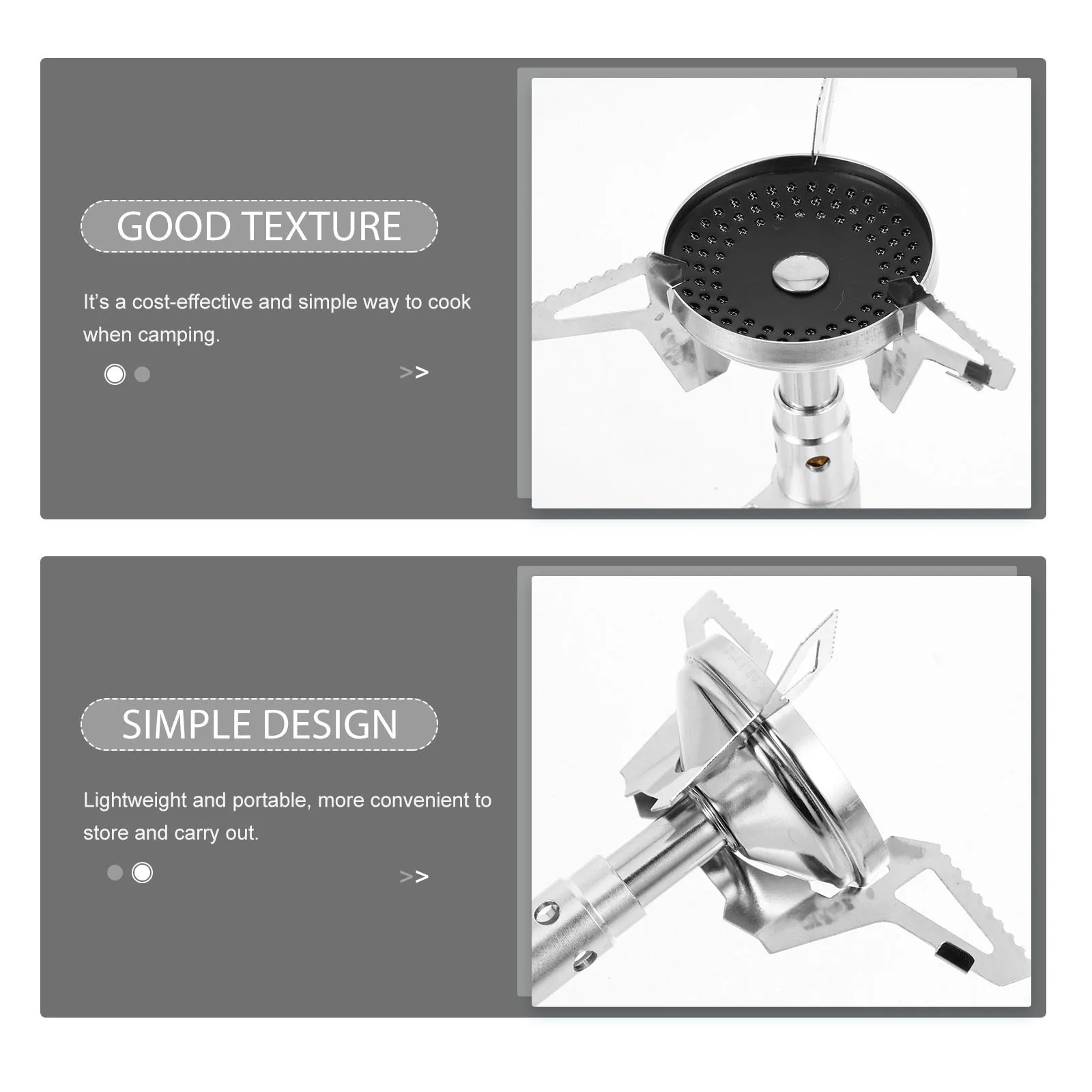 

portable gas burner mini camping stove camping stoves charcoal stove camping supply detachable metal burning stove