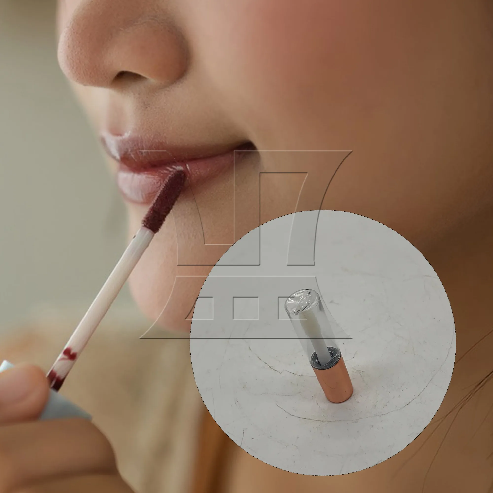 

CNBTR 1pc Lip Gloss Tube 1.2ml Rose Gold For Lip Gloss Lip Gloss Packaging And Storage