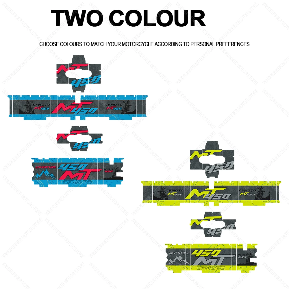 Per CF MOTO 450MT 450 MT accessori MOTO adesivo impermeabile tronco adesivi protettivi Kit valigie adesivi