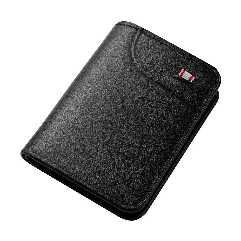 Men's Wallet Vertical Multi-card Slot Pu Leather Mini Credit Card Men's Ultra-thin Student Wallet Card Bag