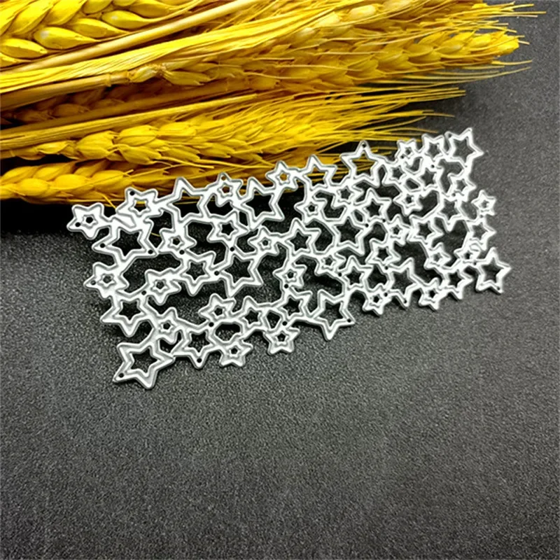 Five-pointed Stars Metal Cutting Dies Mold Knife Scrapbooking Stencil DIY Embossing Craft Card Making