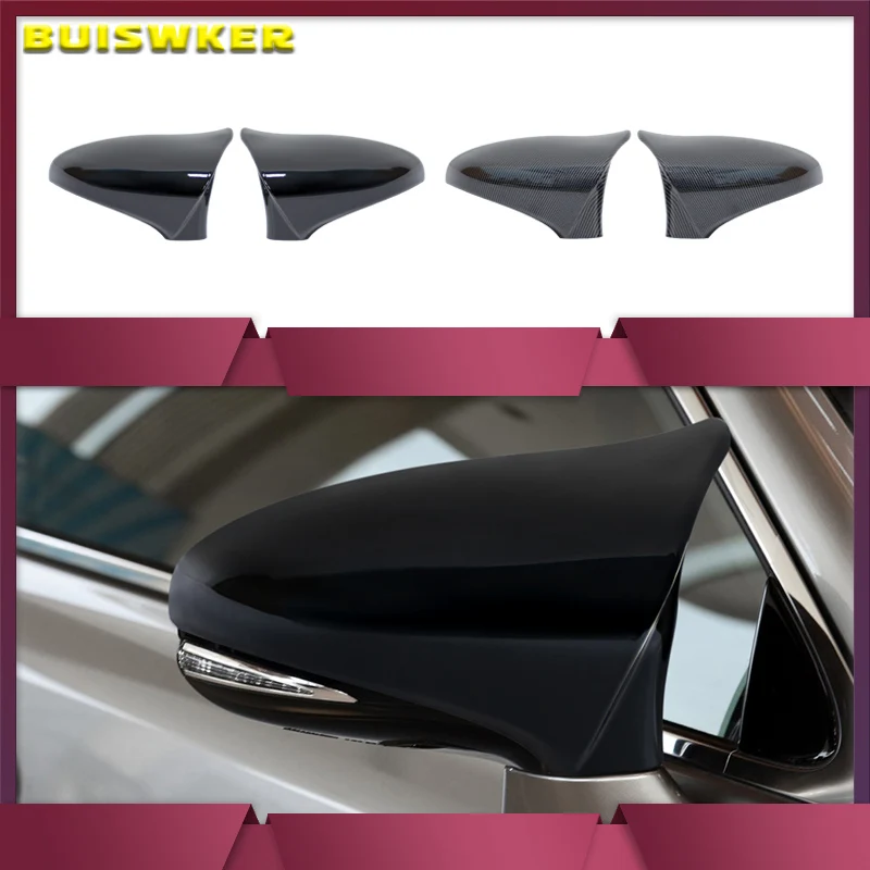 

LHD Pair Glossy Black Side Rearview Wing Mirror For Lexus IS200 IS250 IS300 IS350 2014-2020 M Style Rear View Mirror Cover Cap