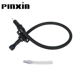 PinXin 스테인레스 스틸 오일 딥스틱 튜브, 블랙 하우징 포함, 쉐보레 TH700R4 4L60E 4L80E 호환, 750mm
