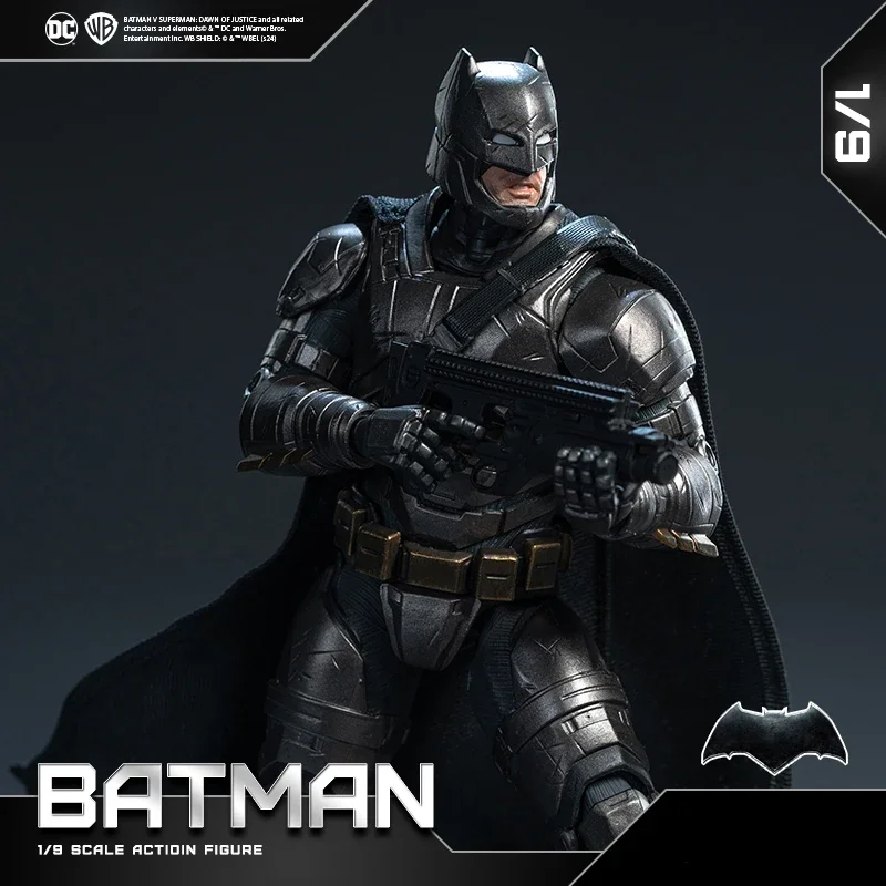 Fondjoy DC Batman Armadura Pesada Modelo de Personagem de Filme Armadura Leve Grande Batman 1/9 Bonecos de Ação 19cm Colecionável Enfeite de Mesa Presente