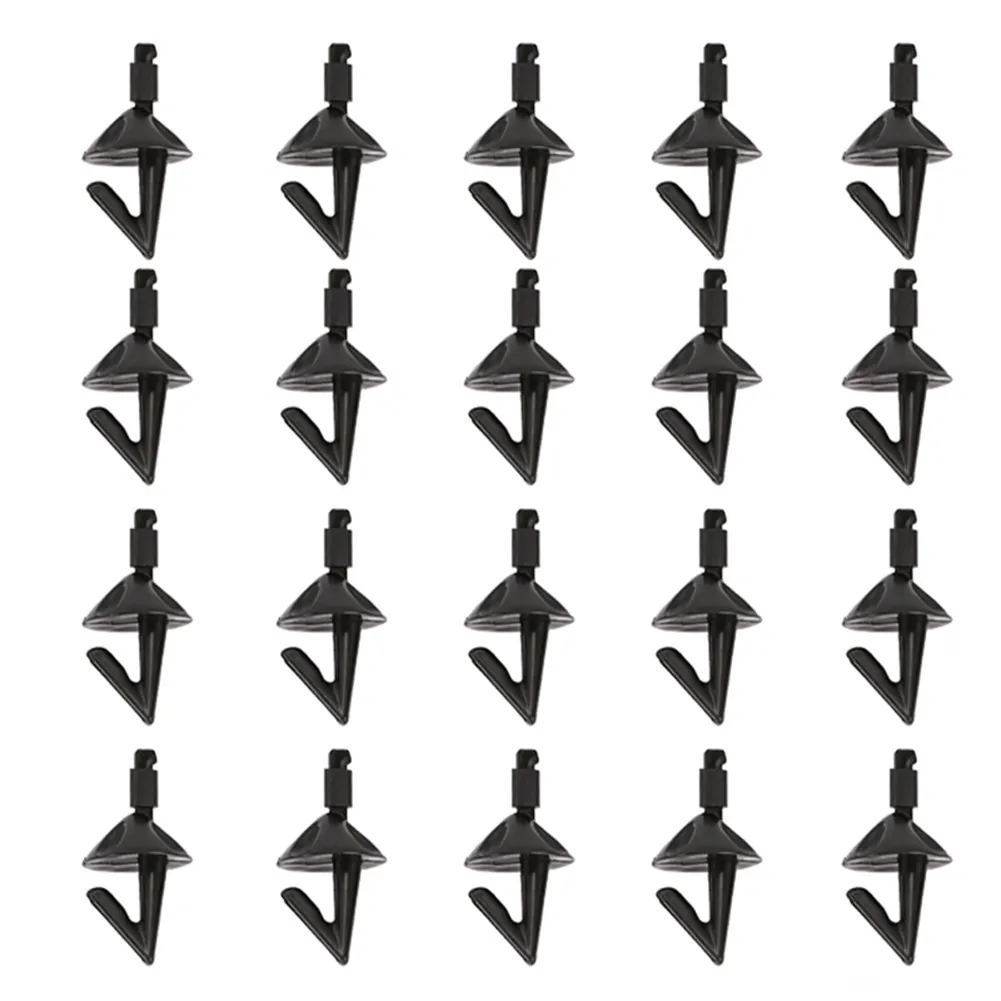 20 قطعة من الدروع الانفصالية لصيد الأسماك البحرية مع مشبك حامل الطعوم مصمم لصياد البكرة باستخدام الطعوم الكبيرة والخطافات الطويلة #2