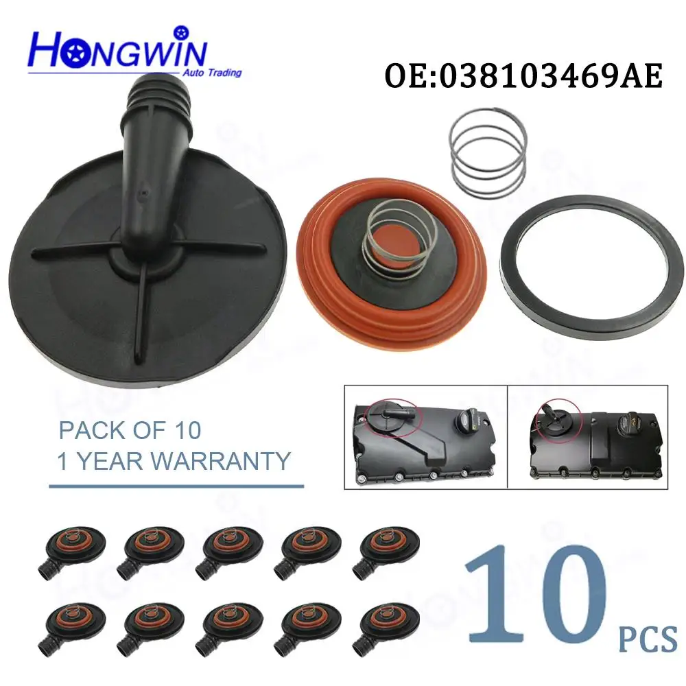 10PCS 038103469AE 038103469AD 038103469AH Valve Cover Repair Kit For Audi A4 A6 Avant Seat Alhambra Skoda Superb VW Transporter