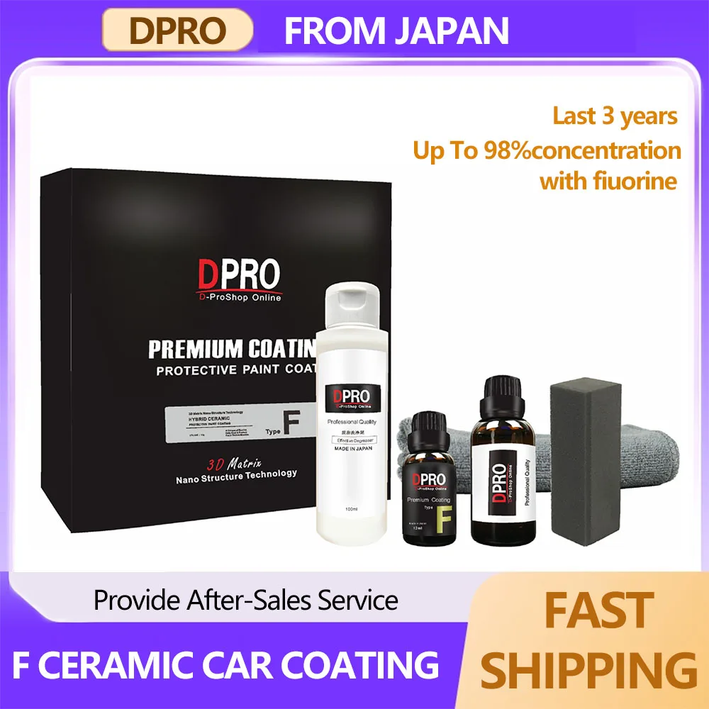 Dpro Ceramic Car Coating Super Hydrophobic High concentration Fluorine Liquid Glass Coating Paint Care Nano Spray Car Detailing