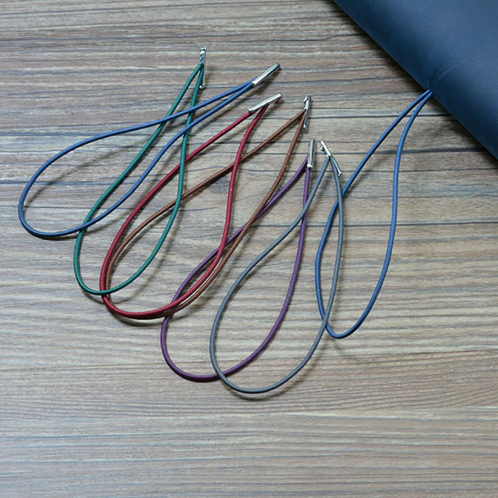 12pcs Elastic Bands for Notebook Travel Journal Wrap Band Reliable Fixing Book Cover Strap Stretchy Spring Band