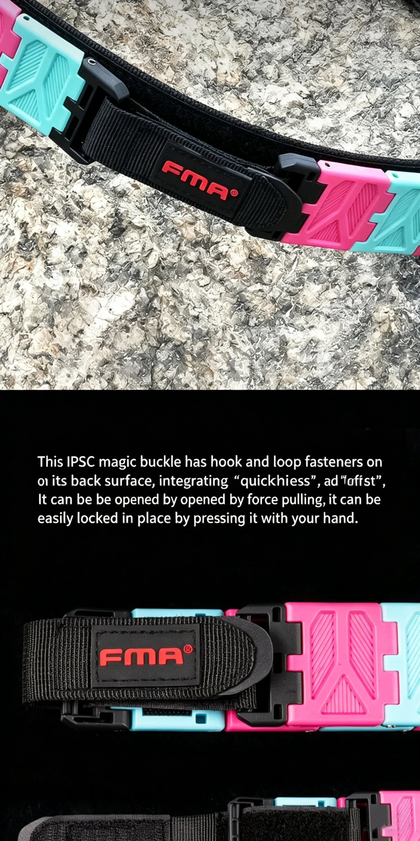 FMA SPARK IPSC IPDA NS Version Taktischer Gürtelmodul für Kampfarena-Wettbewerbe DIY Personalisierte Kombination Kostenlos – Detail 5