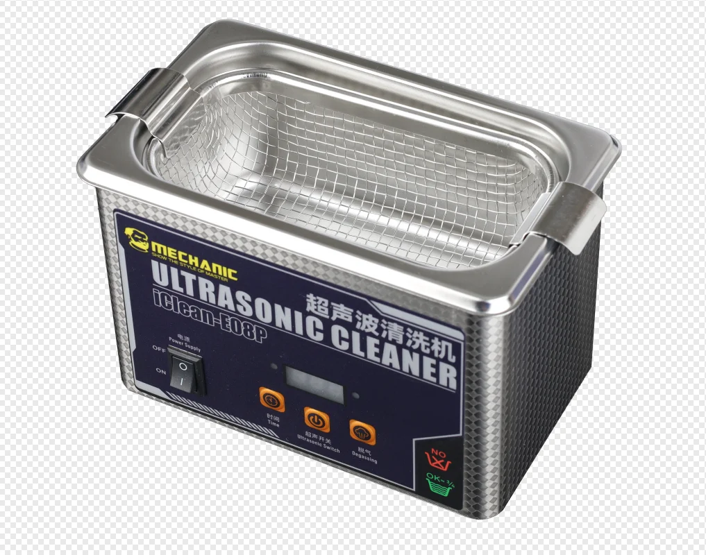 MECHANIC 360C Deep Cleaning Without Blind Area/99 mins Timed Cleaning No Damage/Ultrasonic Cleaner/iClean E08P