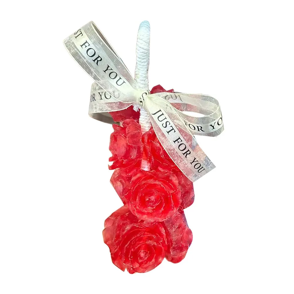 

Креативное прозрачное мыло с ароматом хрустальной розы, нежное насыщенное пенопластовое мыло с розой, можно разрезать, подвесное очищающее мыло для душа