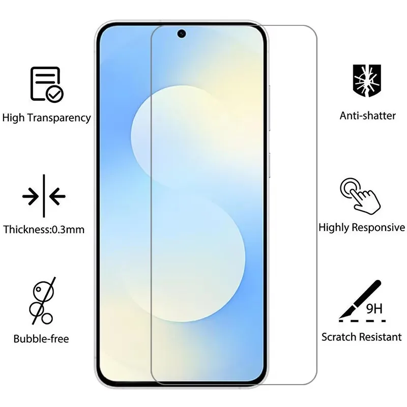 1-5 PCS HD Tempered Glass For Xiaomi Redmi NOTE 15 14 13 12 11 10 K70 K40 Turbo 4 Pro 15C 14C 13C 12C 10C Phone Screen Protector - view 2