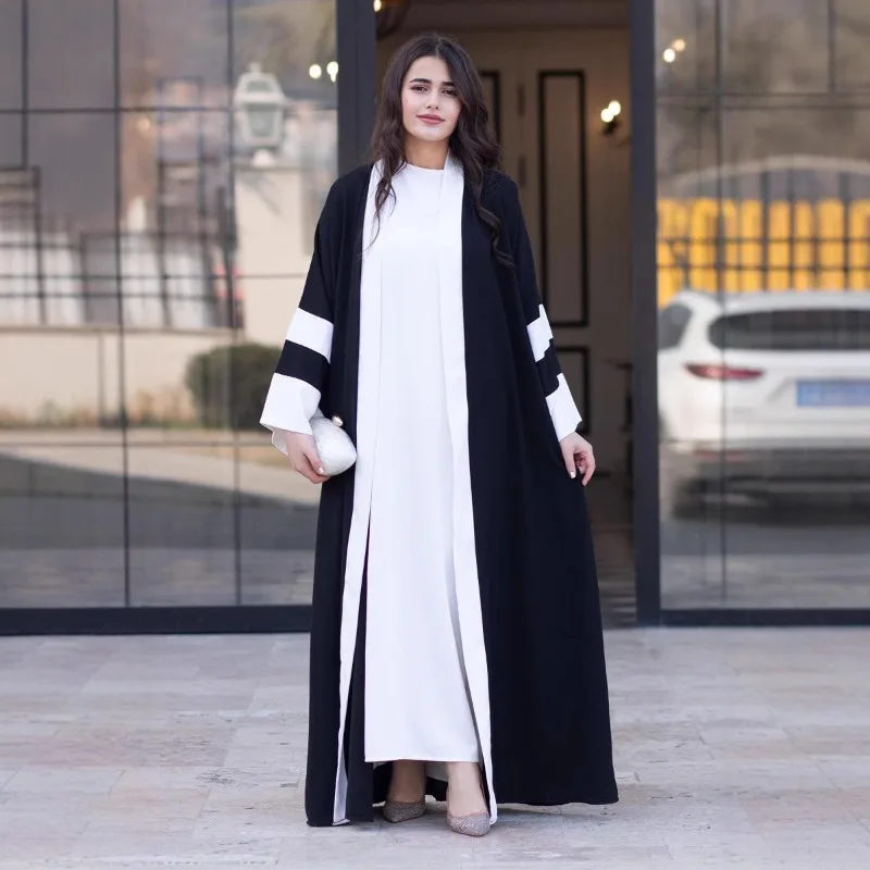 Muslim Abaya for Women with Scarf Eid Long Sleeve Morocco Arab Party Dress Long Robe Vestidos Dubai Abayas Modest Kaftan Dresses