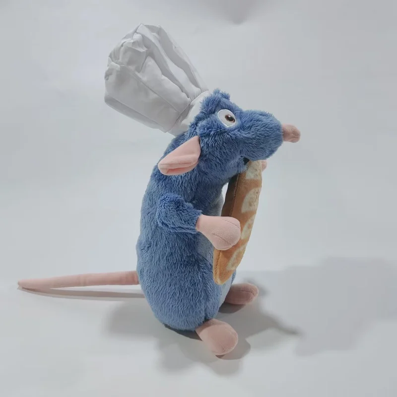 ديزني راتاتوي ريمي الفئران مع الخبز الفرنسي ألعاب من القطيفة لطيف 33 سنتيمتر ريمي ماوس محشوة اللعب أفخم الدمى هدايا للأطفال #4