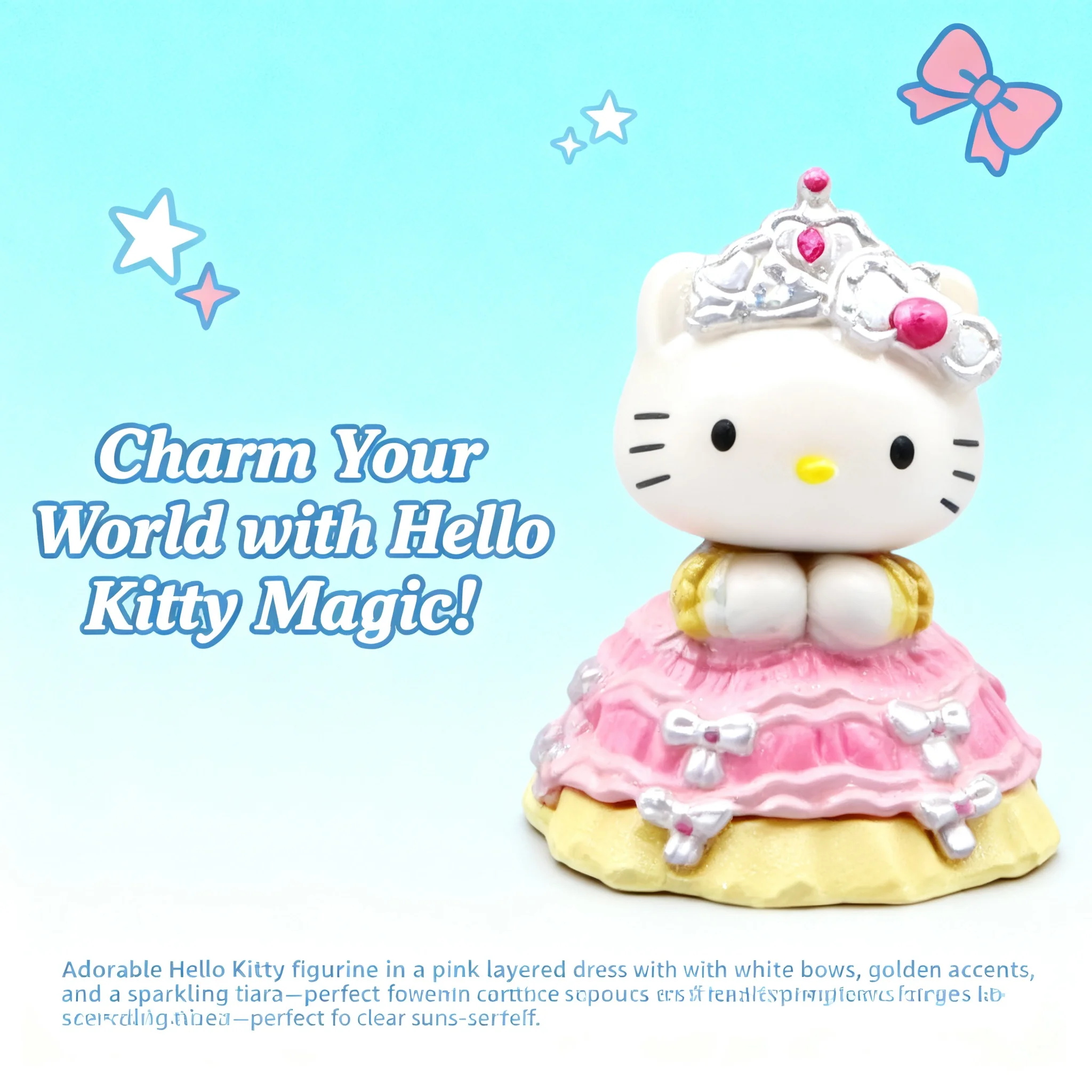 Kawaii Hello Kitty Anime Peripheral Keychain Cute Cartoon Character Backpack Hanging Ornament Versatile Key Ring