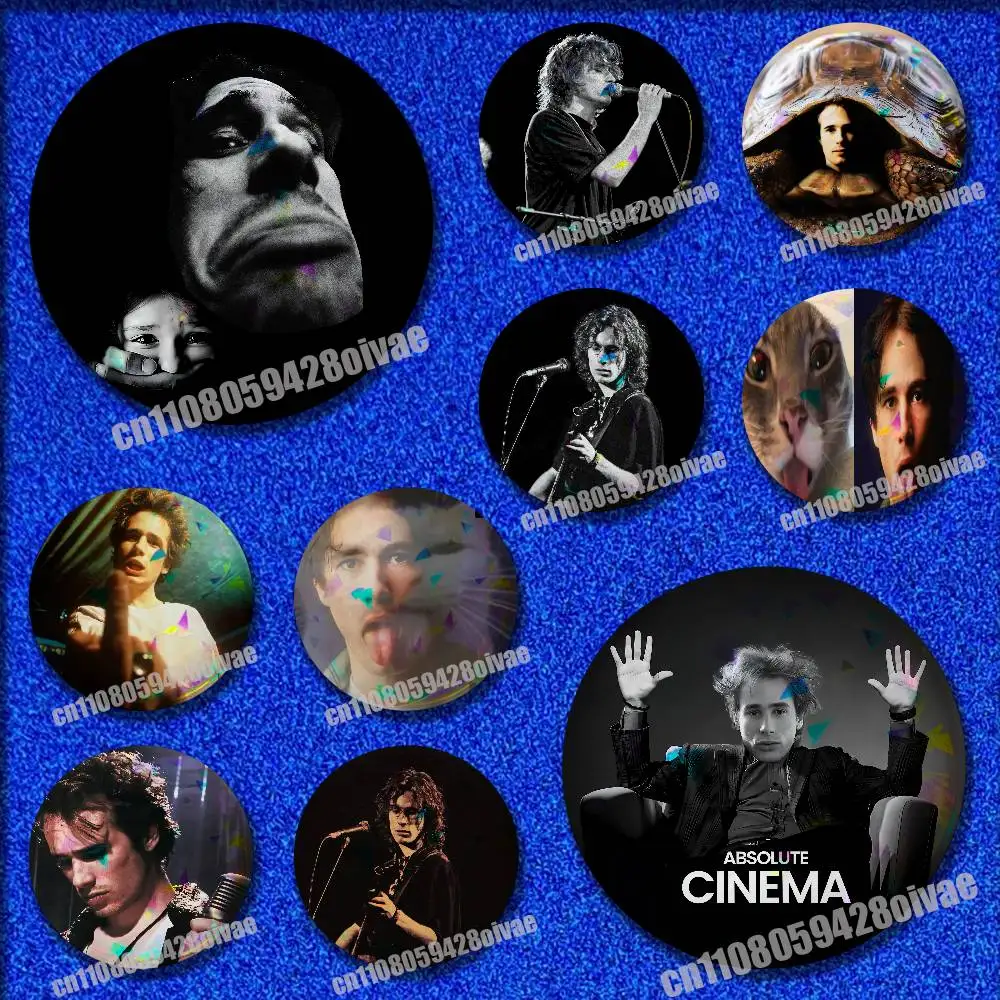 J-Jeff Buckley Grace Insignia Badge Cover For Brooch Button Round Pins Decoration 32mm 44mm 58mm