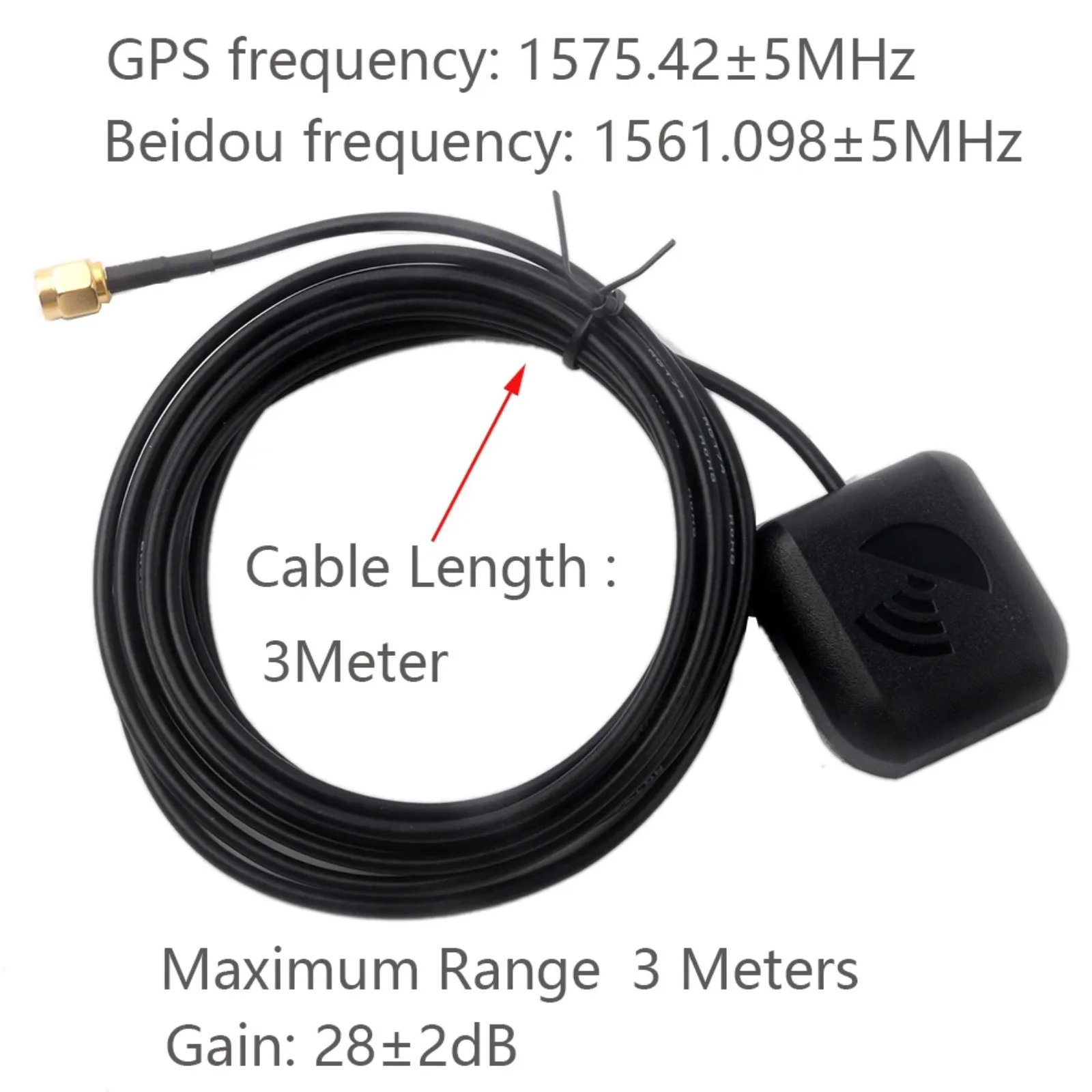 forM8N USB GPS Module Beidou Glonass Receiver Navigation GPS Antenna IPX to Cable for Arduino Pixhawk Flight Control