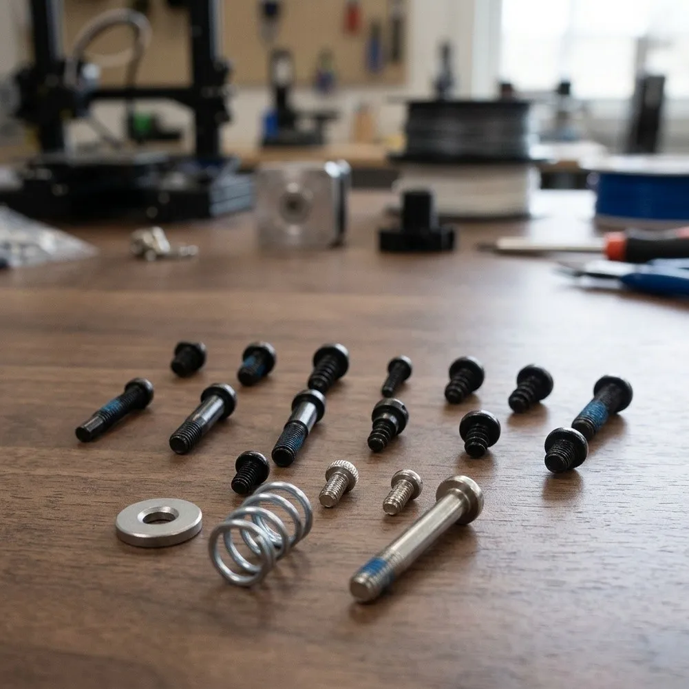 For 3D Printer Screws Assortment Kit For Bambu Lab X1C X1E P1P P1S Replacement Fasteners Toolhead PCB Extruder Repair Parts