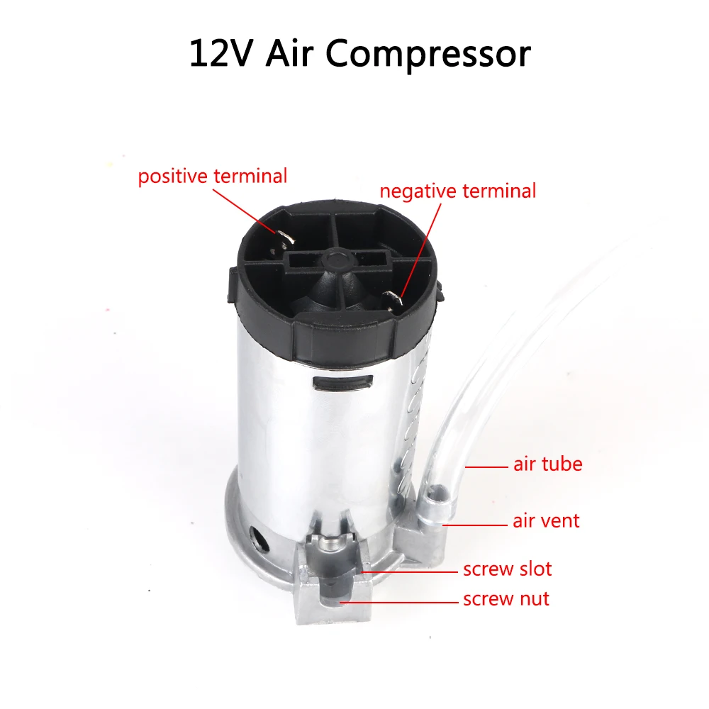Trompa elétrica do carro do relé de 12v 80a com modificação do compressor de ar 150db alto duplo trombetas hooter 12v para o caminhão do barco da motocicleta