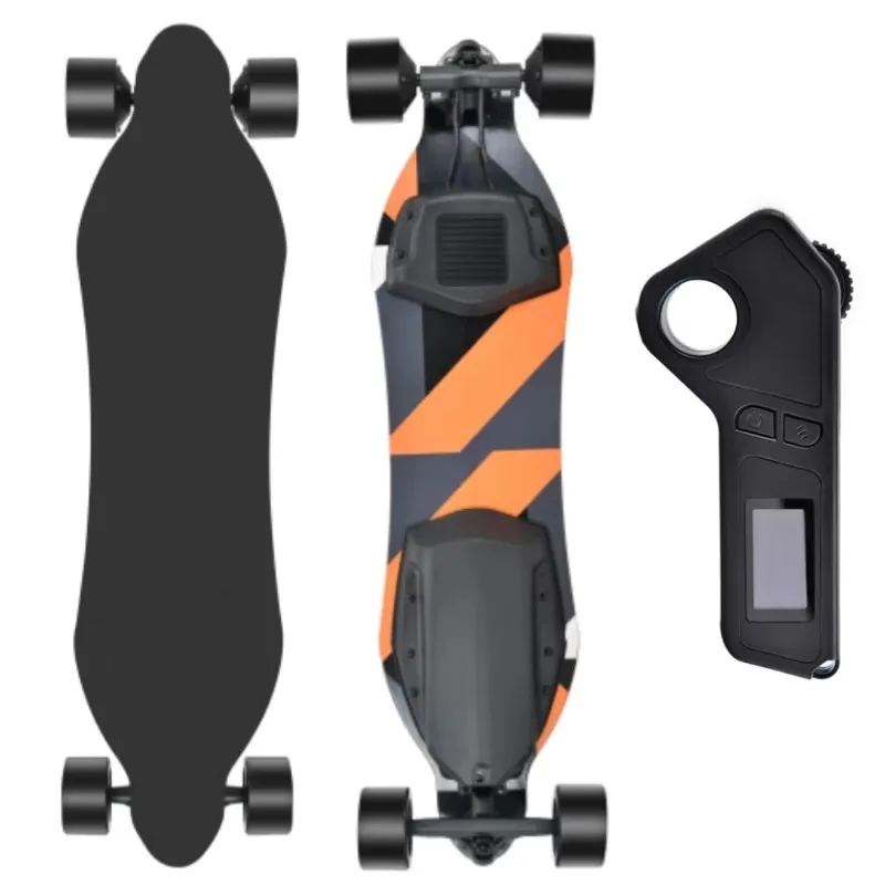Airo JIESEN Hot Sale Maple Electric Skateboard Cheap Price Longboard E-Skateboard 600W*2 Belt Motor 350w 15km/h High Speed