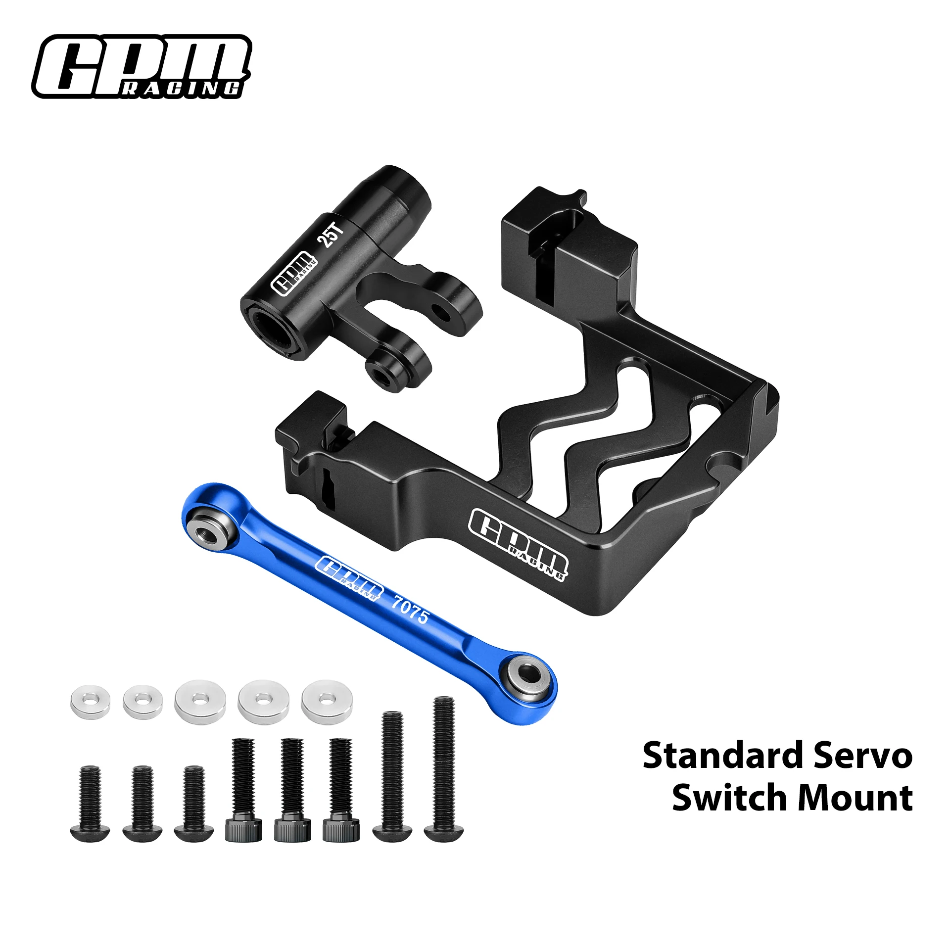 GPM Aluminum Servo Mount +Tie Rod+25T Servo Horn For TRAXXAS 1/5 X-Maxx - view 2